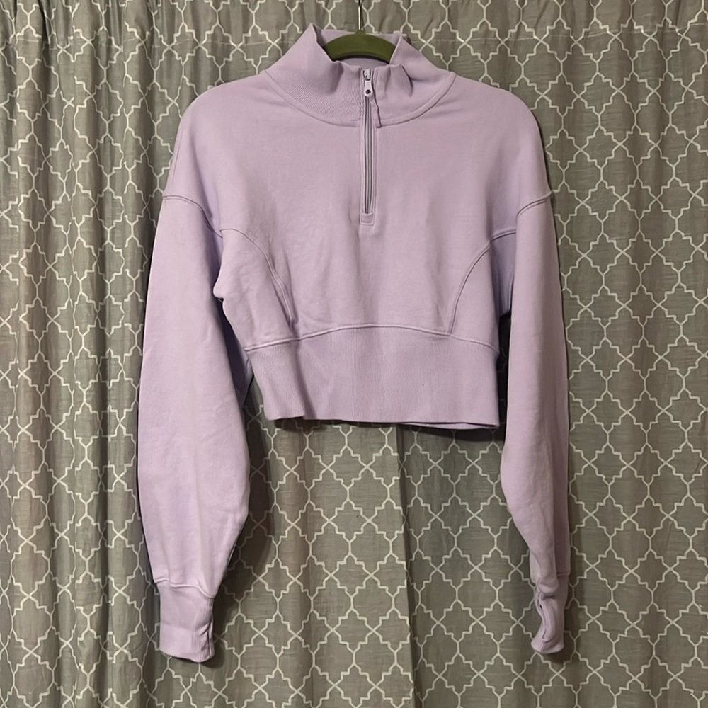 Aerie Cropped Quarterzip